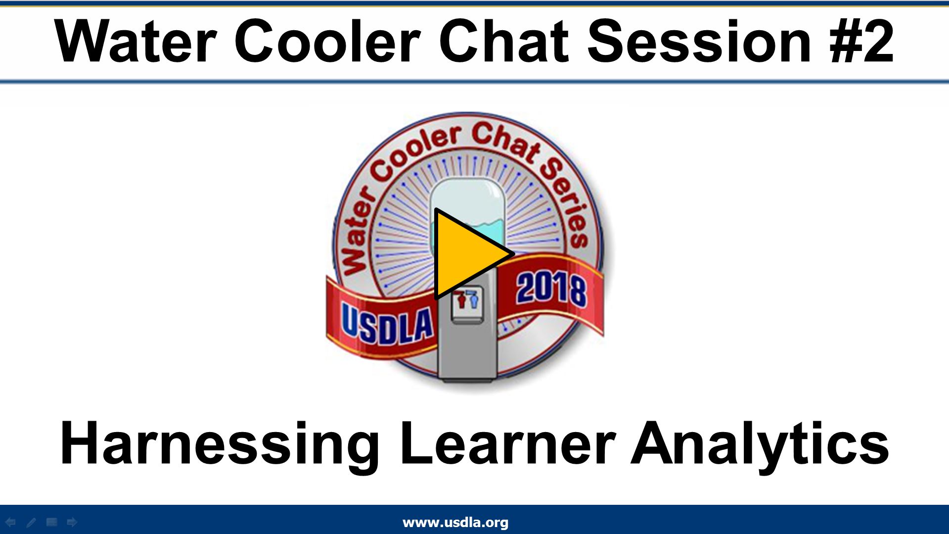 Water Cooler Chat Series USDLA